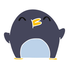 cartoon cute kawaii happy penguin