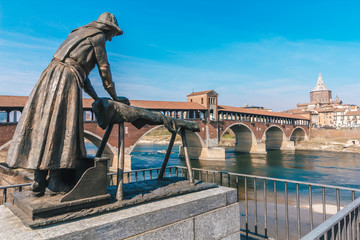 Ponte Coperto di Pavia, Italia