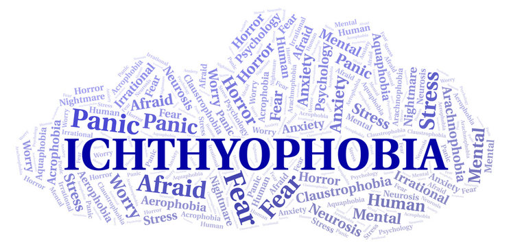 Ichthyophobia word cloud.