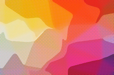 Fototapeta premium Abstract illustration of orange, pink, red, yellow Dots background