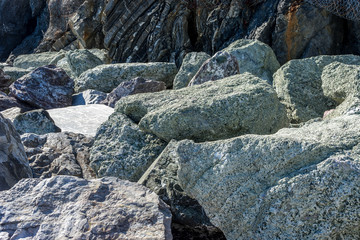 Italy, Cinque Terre, Monterosso, FULL FRAME SHOT OF ROCKS