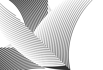 Naklejka premium Abstract halftone lines background, trendy geometric pattern, vector modern design texture.