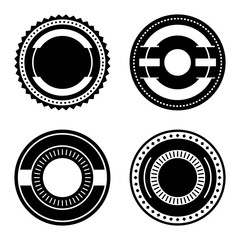 A Vintage badge design set.