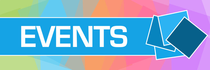 Events Colorful Squares Texture Blue 17569