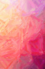 Abstract illustration of pink Bristle Brush Oil Paint background