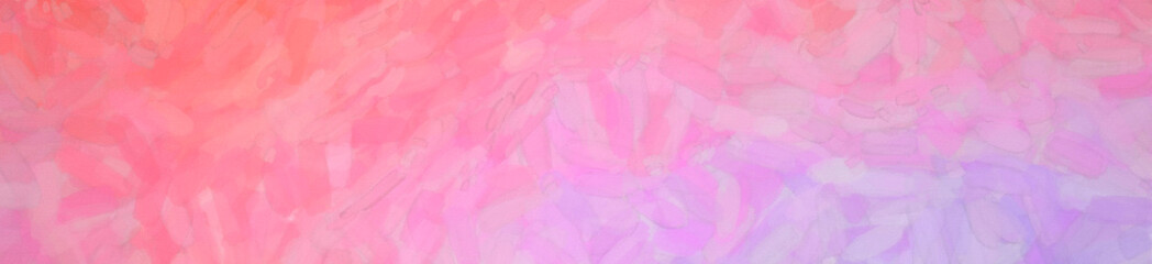 Abstract illustration of pink and light purple Watercolor on paper banner background, digitally generated.