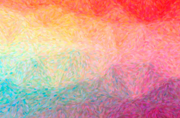 Abstract illustration of red Impressionist Pointlilism background