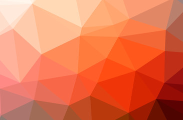 Obraz premium Illustration of abstract Red horizontal low poly background. Beautiful polygon design pattern.