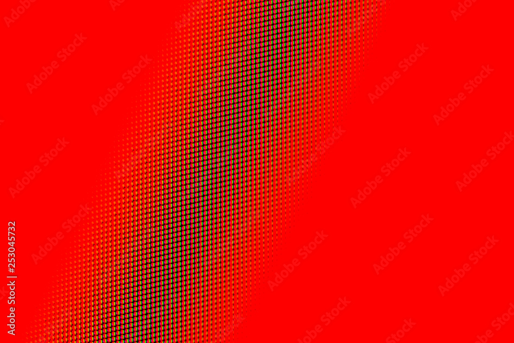 Poster close-up of a high resolution computer display.