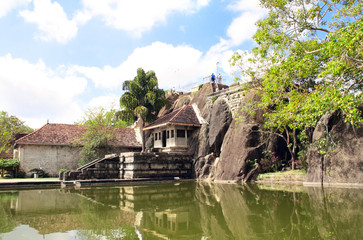 Fototapeta na wymiar Isurumuniya Vihara, Buddhist cave temple, Anuradhapura, Sri Lanka