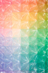 Abstract illustration of blue, red, yellow and green Low Coverage Pastel background