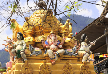 Statue of god Ganesh, Sri Muthumariamman Thevasthanam temple, Sri Lanka