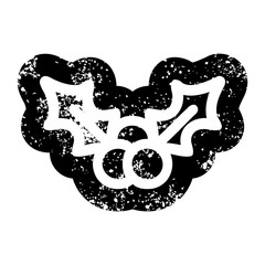 christmas holly icon