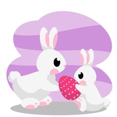 CUTE RABBIT EASTER DAY