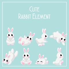 CUTE RABBIT EASTER DAY