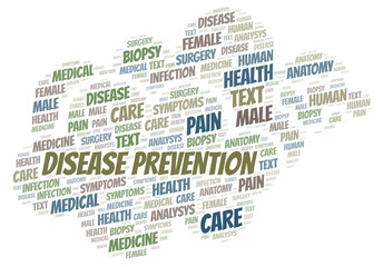 Disease Prevention word cloud.