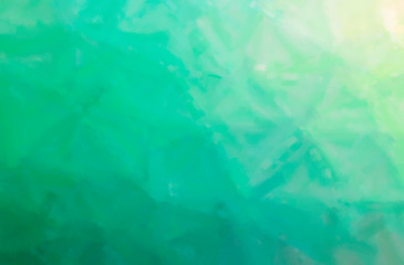 Abstract illustration of green Dry Brush Oil Paint background