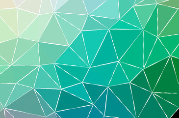 Abstract illustration of green White lines paint background