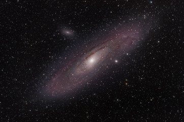 Obraz na płótnie Canvas Messier 31 Andromeda galaxy in the constellation Andromeda