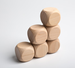 Growth Concept Blocks Isolated On White