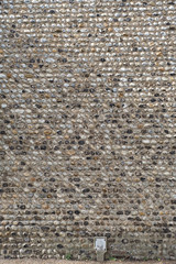 Pebble wall