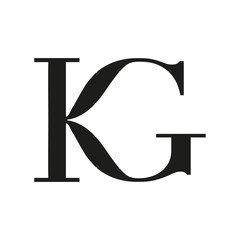 KG letter logo 