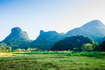 Fototapeta premium Landscape of mountains 