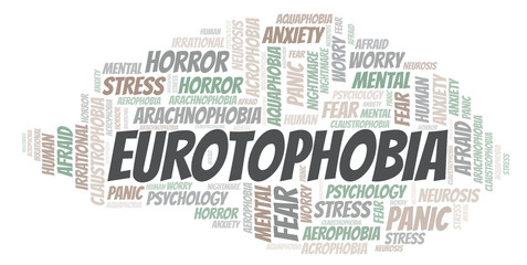 Eurotophobia word cloud.