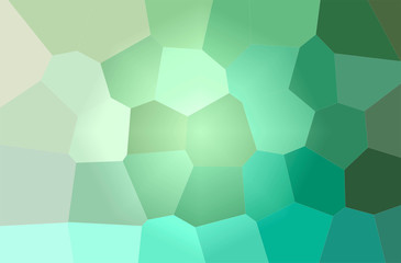 Obraz na płótnie Canvas Abstract illustration of green Giant Hexagon background