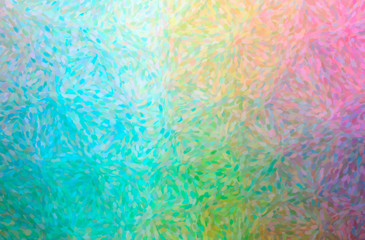 Abstract illustration of green Impressionist Pointlilism background