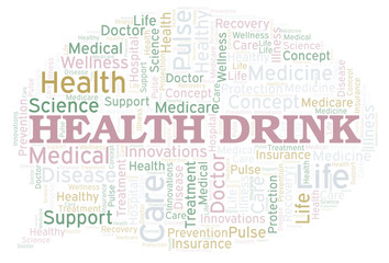 Health Drink word cloud.