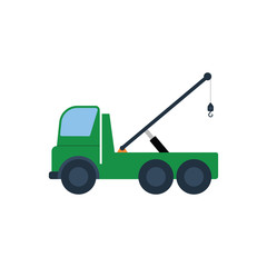 Car towing truck icon