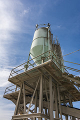 Silo store in a stone processing plant