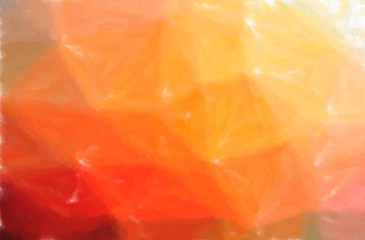 Abstract illustration of orange Watercolor Wash background
