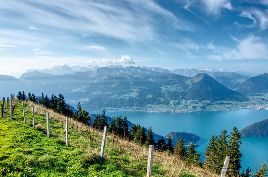 Sicht auf den Vierwaldst&auml;ttersee