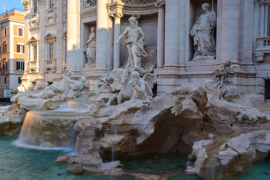 Fountain de Trevi in Rome.