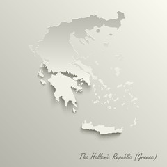 Fototapeta premium Abstract design map the Hellenic Republic template