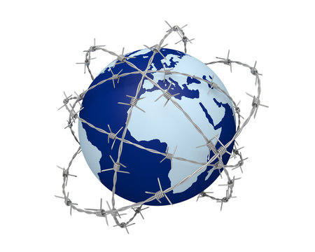 Planet Earth Barbed Wire