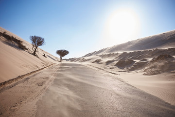 Sandstorm in Tarifa, Cadiz