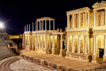 Roman theater merida - obrazy, fototapety, plakaty