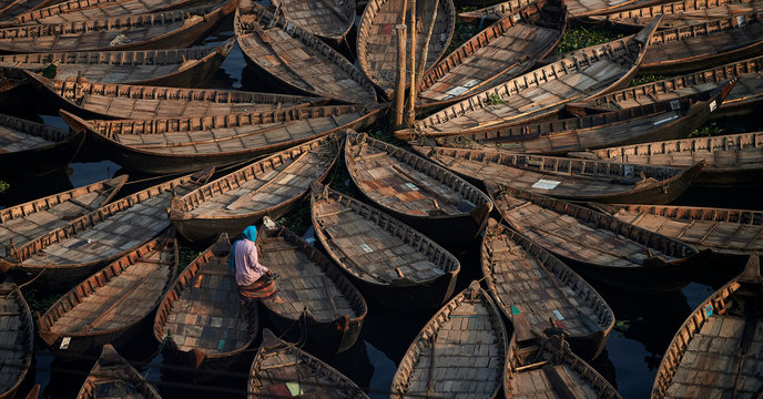 River Boats In Dhaka