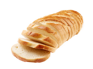 bread isolated on white background