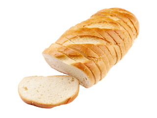 bread isolated on white