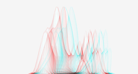 Abstract photocopy texture background, Color double exposure, Glitch