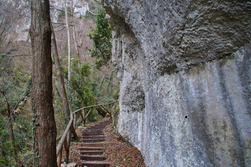 Percorso nel parco del monte Cucco