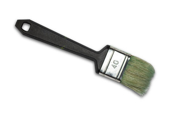 Paintbrush isolated on a white background 