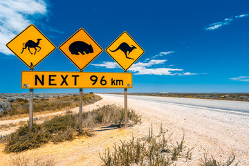 Australian road signs - obrazy, fototapety, plakaty