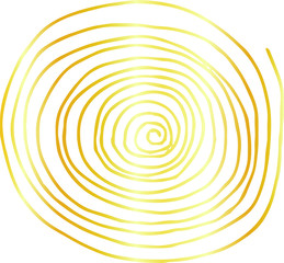 Golden Rough sketch of spiral pattern