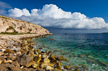 Hondoq ir-Rummien, Gozo Island, Malta, Europe