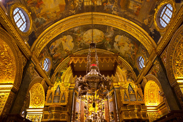 Obraz premium St. John's Co-Cathedral, Valletta City, Malta Island, Malta, Europe
